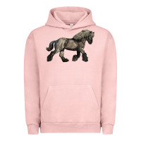 Pigment Salmon Belgian Horse Urban Hoodie - LillyAllenDesigns