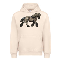 Sandshell Belgian Horse Urban Hoodie - LillyAllenDesigns