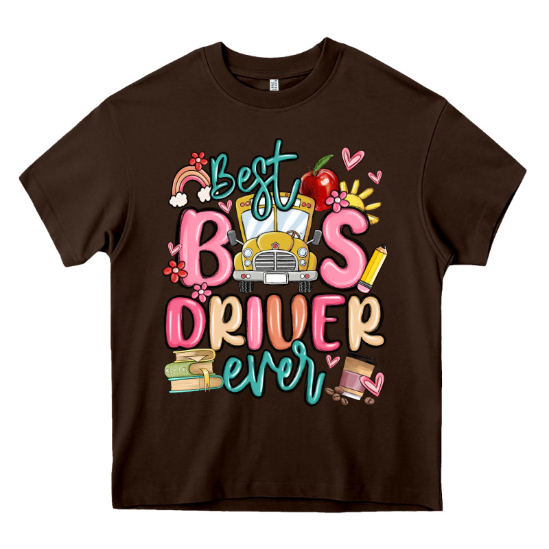 Best Bus Driver Ever Heavy Core Tee by MaliasSmallBusiness | Teevron