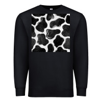 Black cow seamless pattern Premium Sweatshirt - BundleAndBundleShop