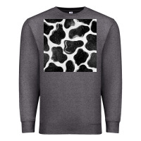 Charcoal Heather cow seamless pattern Premium Sweatshirt - BundleAndBundleShop