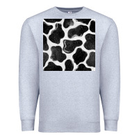 Heather Grey cow seamless pattern Premium Sweatshirt - BundleAndBundleShop