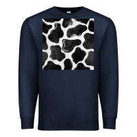 Navy cow seamless pattern Premium Sweatshirt - BundleAndBundleShop