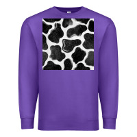 Purple cow seamless pattern Premium Sweatshirt - BundleAndBundleShop
