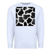 White cow seamless pattern Premium Sweatshirt - BundleAndBundleShop
