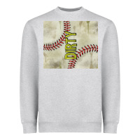 Heather Grey dirty baseball Heavyweight Sweatshirt - TumblerDesignByShophia
