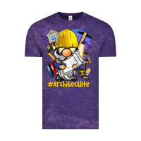Cloud Purple Architect life gnome Vintage Tee - BarkalooDesign