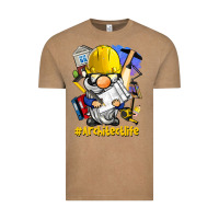 Vintage Coffee Architect life gnome Vintage Tee - BarkalooDesign