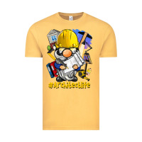 Vintage Mustard Architect life gnome Vintage Tee - BarkalooDesign