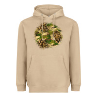 Mushroom camouflage and leopard patch  2 Heavyweight Hoodie - BundleAndBundleShop
