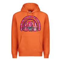 Carrot breast cancer rainbow gnomes Premium Hoodie - FaDigitalArtStudio