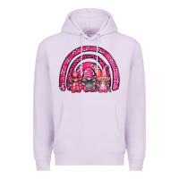 Lilac breast cancer rainbow gnomes Premium Hoodie - FaDigitalArtStudio