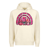 Sandshell breast cancer rainbow gnomes Premium Hoodie - FaDigitalArtStudio