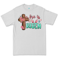 Dove Grey he is risen Premium Tee - MaliasSmallBusiness