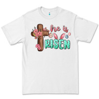 White he is risen Premium Tee - MaliasSmallBusiness