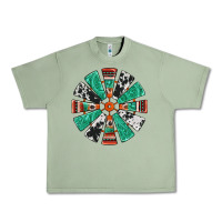Oil Green western windmill Urban Heavy Tee - Jasminsmagicworld
