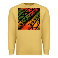 Antique Gold african tribal seamless pattern Premium Sweatshirt - BundleAndBundleShop