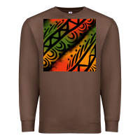 Chestnut african tribal seamless pattern Premium Sweatshirt - BundleAndBundleShop
