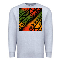 Heather Grey african tribal seamless pattern Premium Sweatshirt - BundleAndBundleShop