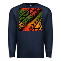 Navy african tribal seamless pattern Premium Sweatshirt - BundleAndBundleShop