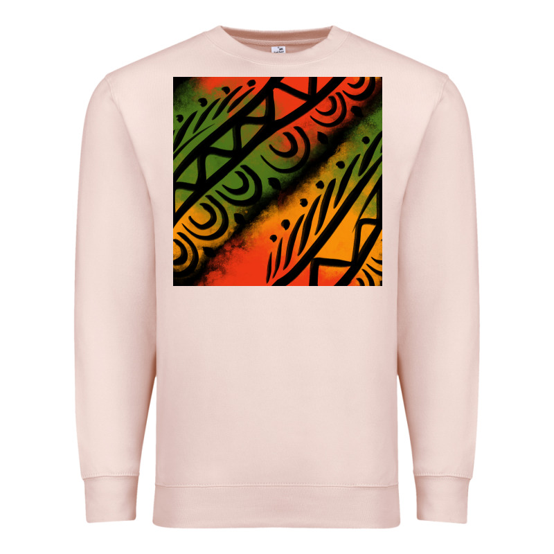 African Tribal Seamless Pattern Premium Sweatshirt by BundleAndBundleShop | Teevron