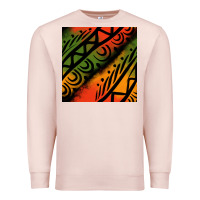 Pale Pink african tribal seamless pattern Premium Sweatshirt - BundleAndBundleShop
