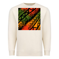 Sandshell african tribal seamless pattern Premium Sweatshirt - BundleAndBundleShop