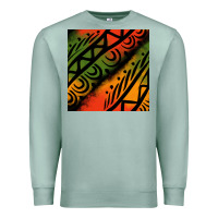 Seafoam african tribal seamless pattern Premium Sweatshirt - BundleAndBundleShop