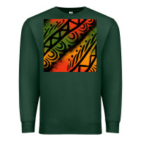 Sports Green african tribal seamless pattern Premium Sweatshirt - BundleAndBundleShop