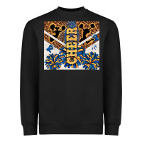 Black Cheer Heavyweight Sweatshirt - TumblerDesignByShophia