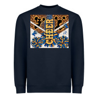 Navy Cheer Heavyweight Sweatshirt - TumblerDesignByShophia