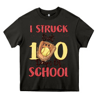 Asphalt i struck out 100 days of school Heavy Core Tee - MaliasSmallBusiness