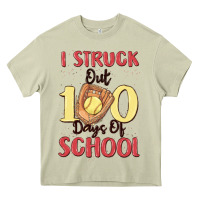 Mossy i struck out 100 days of school Heavy Core Tee - MaliasSmallBusiness