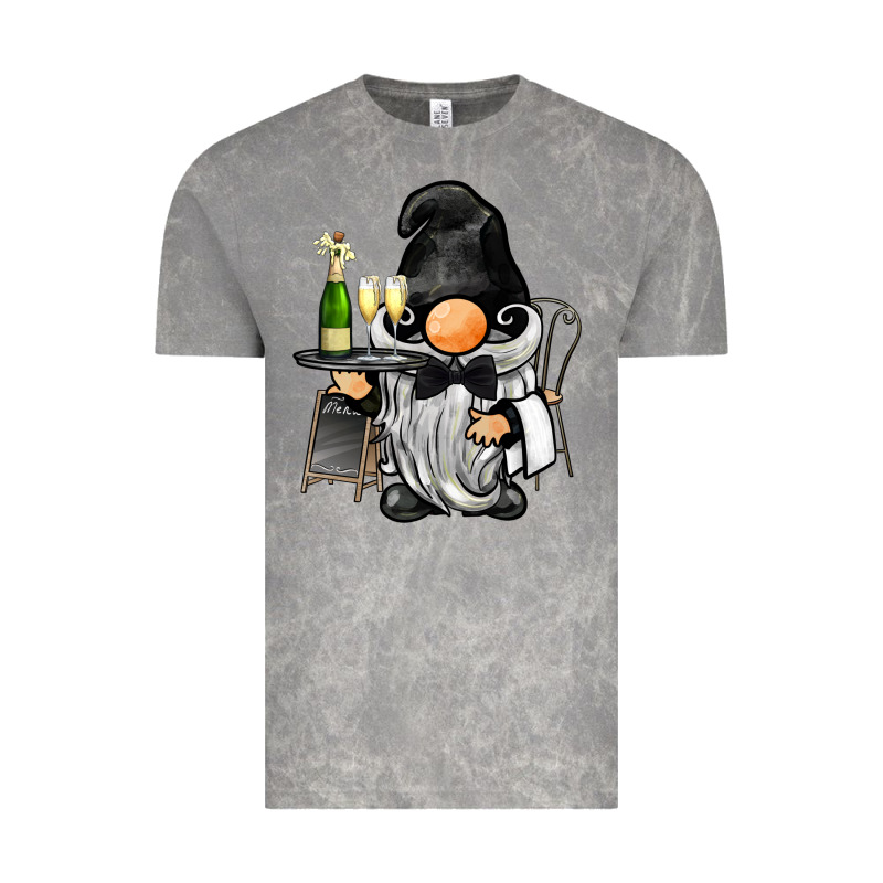 Waiter Gnome Vintage Tee by BarkalooDesign | Teevron