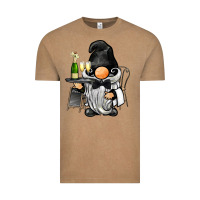 Vintage Coffee waiter gnome Vintage Tee - BarkalooDesign