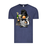 Vintage Denim waiter gnome Vintage Tee - BarkalooDesign