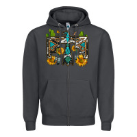 Smoke western free bird Zipper Hoodie - OliviaCreatesArt