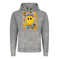 Cloud Rock happy vibes smiley face Vintage Hoodie - BarkalooDesign