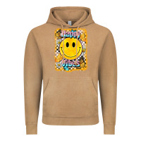 Vintage Camel happy vibes smiley face Vintage Hoodie - BarkalooDesign