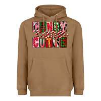 Toasted Coconut Candy Cane Cutie Heavyweight Hoodie - FaDigitalArtStudio