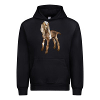 Black Baby Nubian Goat Urban Hoodie - LillyAllenDesigns