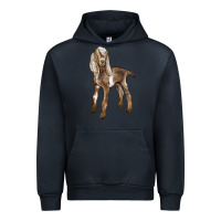 Navy Baby Nubian Goat Urban Hoodie - LillyAllenDesigns