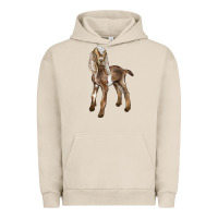 Pigment French Oak Baby Nubian Goat Urban Hoodie - LillyAllenDesigns
