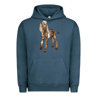 Pigment Midnight Navy Baby Nubian Goat Urban Hoodie - LillyAllenDesigns