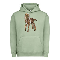 Pigment Oil Green Baby Nubian Goat Urban Hoodie - LillyAllenDesigns