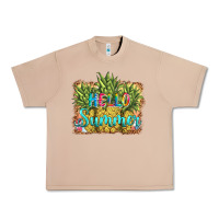 Burro hello summer pineapple Urban Heavy Tee - BarkalooDesign
