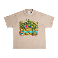 French Oak hello summer pineapple Urban Heavy Tee - BarkalooDesign