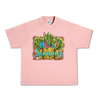 Salmon hello summer pineapple Urban Heavy Tee - BarkalooDesign