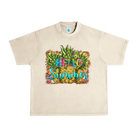 Sandshell hello summer pineapple Urban Heavy Tee - BarkalooDesign