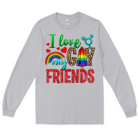 Moon Dust I love my gay friends Long Sleeve Tee - NancyCooperArtShop